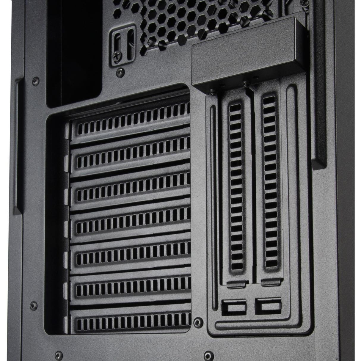 Silverstone seta q1 midi tårnhus (sort | 2x USB-A | 1x USB-C)