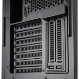 Silverstone seta q1 midi tårnhus (sort | 2x USB-A | 1x USB-C)