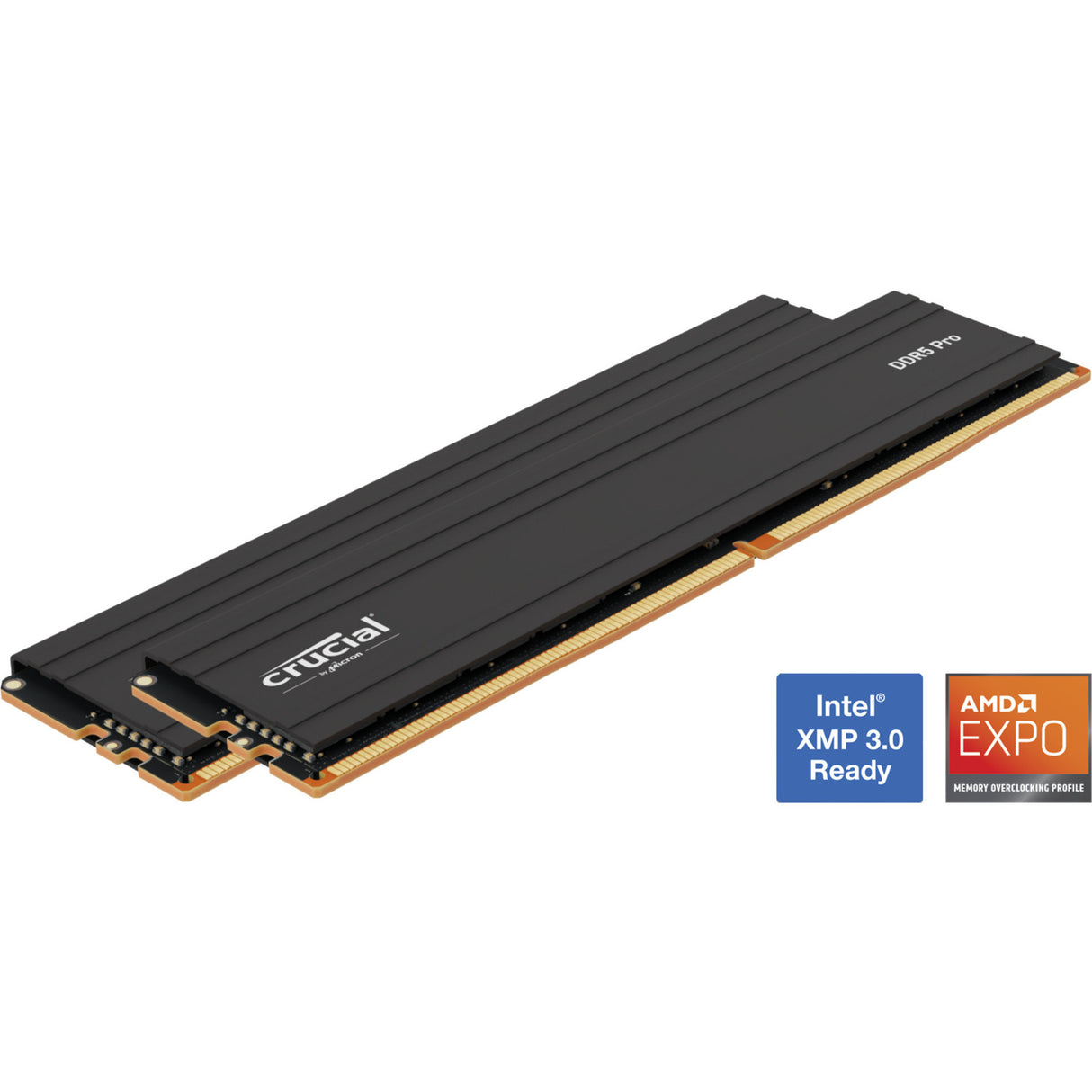 Crucial 32 GB DDR5-5600 (2x 16 GB) RAM (sort, cp2k16g56c46u5)