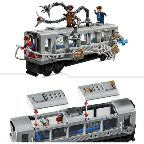 Lego® marvel spider-man vs. doc ock undergrundsbanescene - 76321