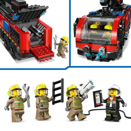 Lego city - byggelegetøj til lufthavnsbrandbil (60499)