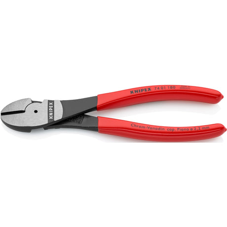 Knipex power side skæretænger 74 01 180 skæretang (rød)