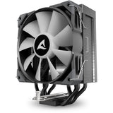Sharkoon a50 rgb cpu køler (sort, 4-benet pwm blæserstik)