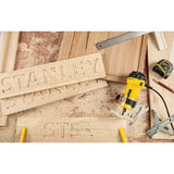 Stanley 550w kantfræser (gul sort)