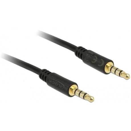 Delock 3,5 mm hankabel > 3,5 mm hankabel (sort, 3 meter)