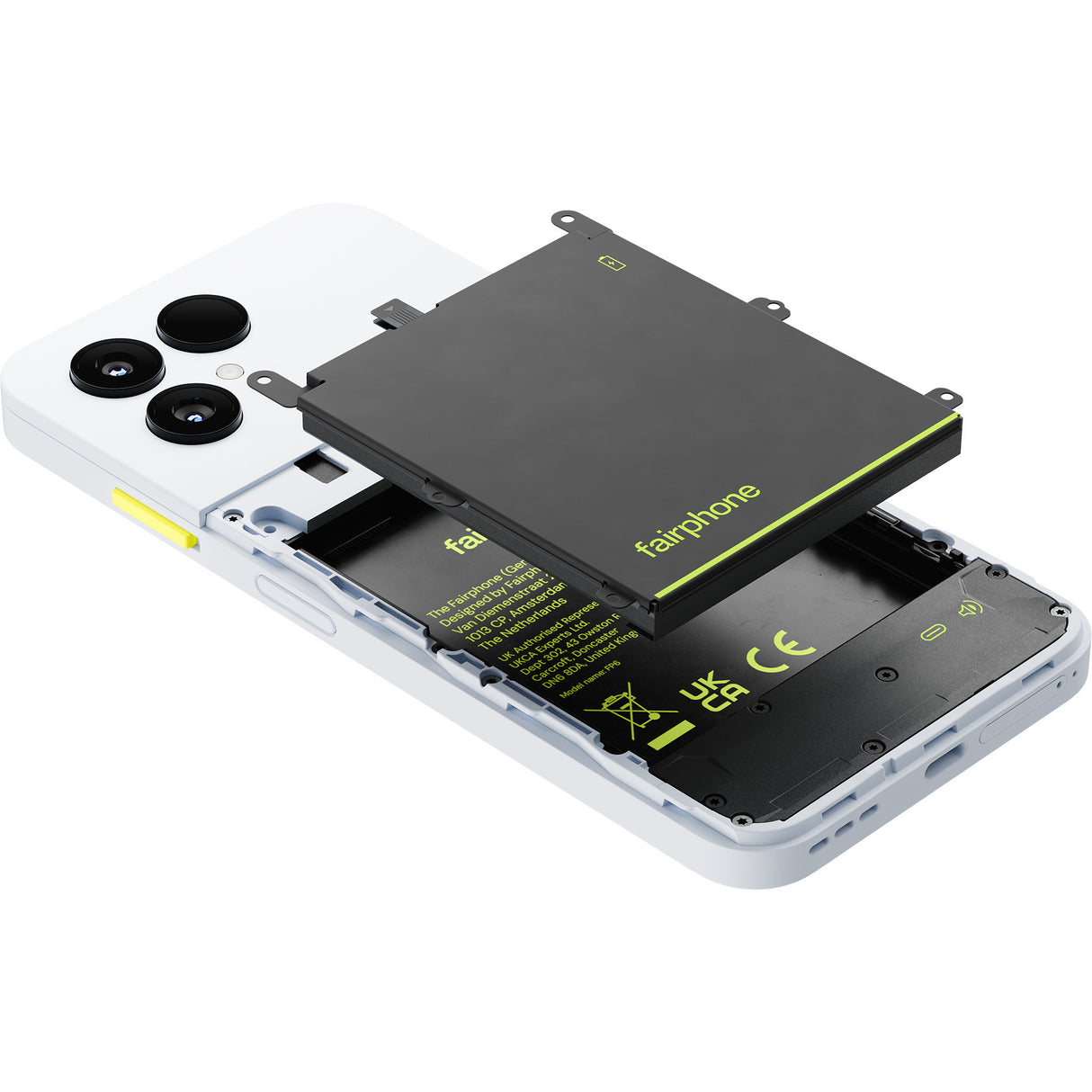 Fairphone (gen. 6) smartphone (hvid | 256 GB | android 15)
