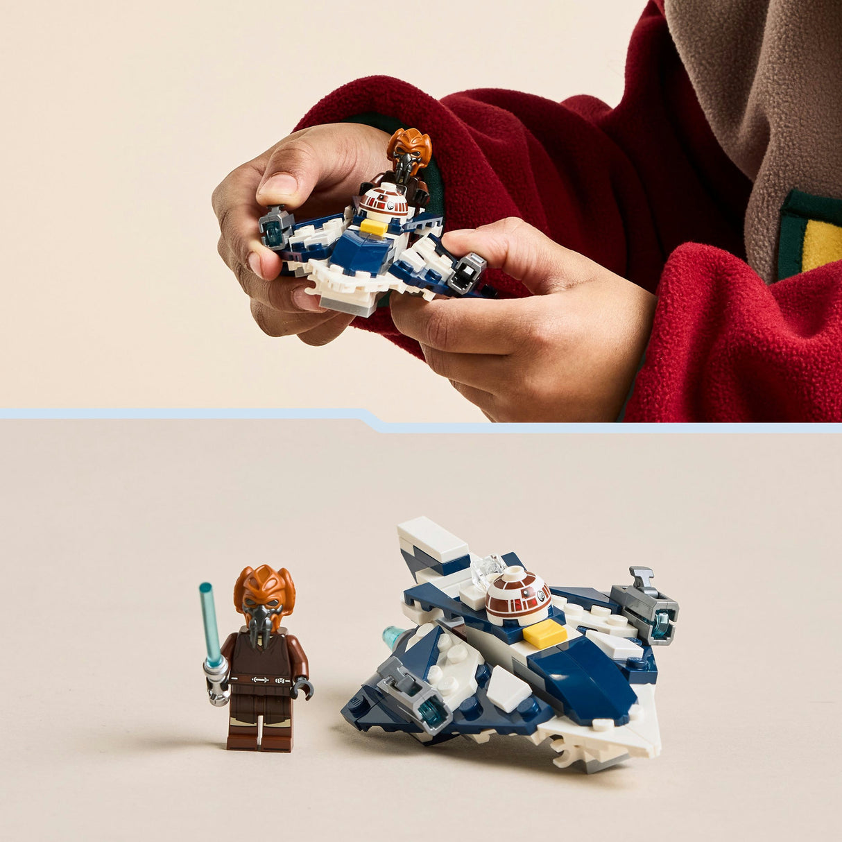 Lego star wars plo koons jedi starfighter microfighter sæt - 75400