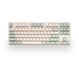 Ducky one 3 matcha tkl mekanisk tastatur (creme, us layout (qwerty), cherry mx blue, 80% (tkl), pbt double shot, hot swap)