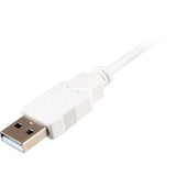 Sharkoon USB-A 2.0 > micro USB-B-kabel (hvidt, 1 meter)