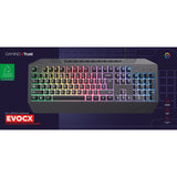 Trust GXT 836 EVOCX RGB gaming tastatur (sort, amerikansk layout (QWERTY), membran, 100 %, RGB)