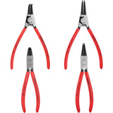 Knipex låseringstang sæt 001956 (rød sort, 4-delt)
