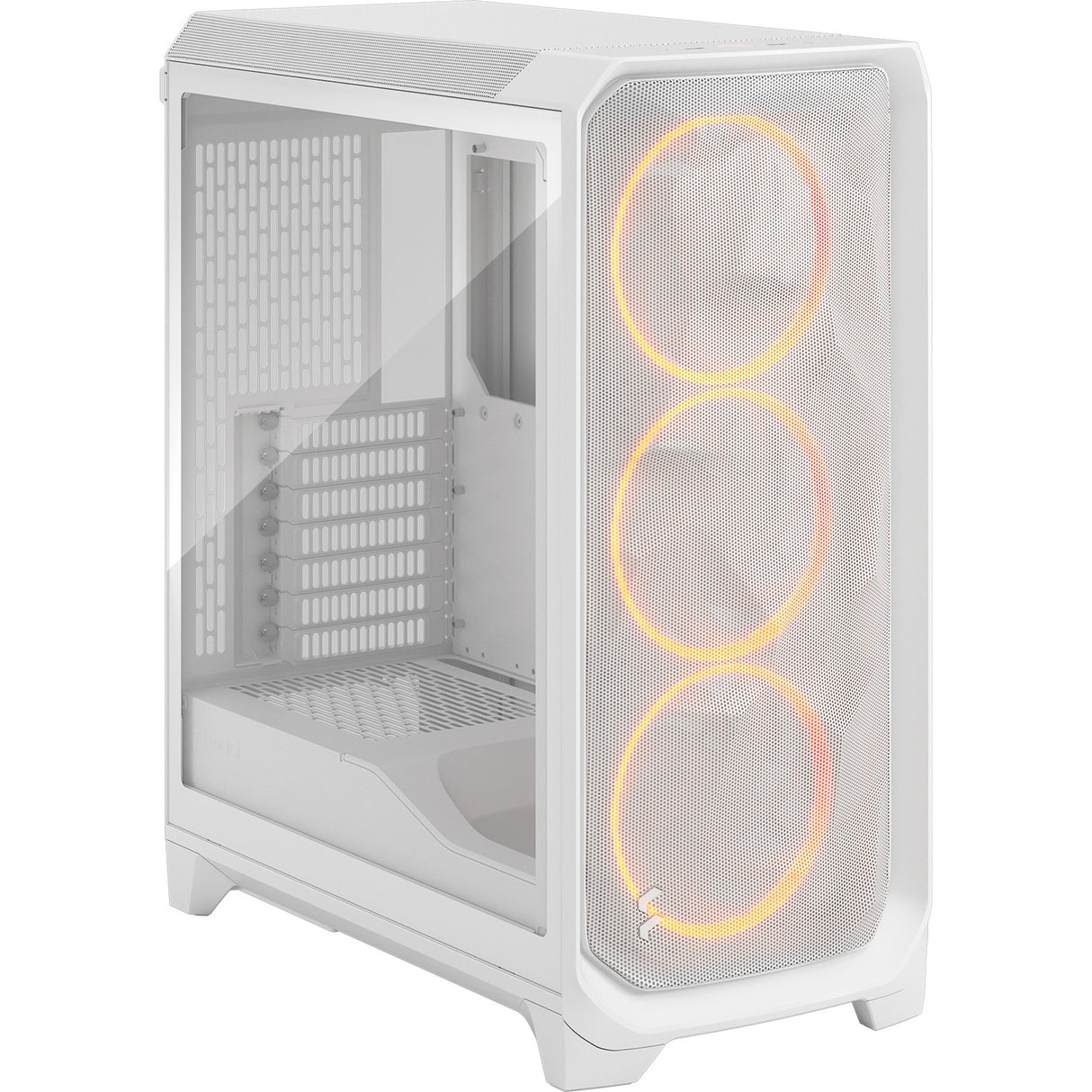 Fractal design meshify 3 rgb midi tårnhus (hvid | 2x usb-a | 1x usb-c | rgb | hærdet glas)