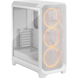 Fractal design meshify 3 rgb midi tårnhus (hvid | 2x usb-a | 1x usb-c | rgb | hærdet glas)
