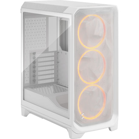 Fractal design meshify 3 rgb midi tårnhus (hvid | 2x usb-a | 1x usb-c | rgb | hærdet glas)
