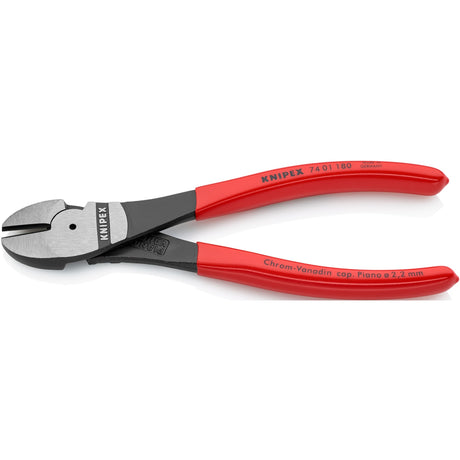 Knipex power side skæretænger 74 01 180 skæretang (rød)