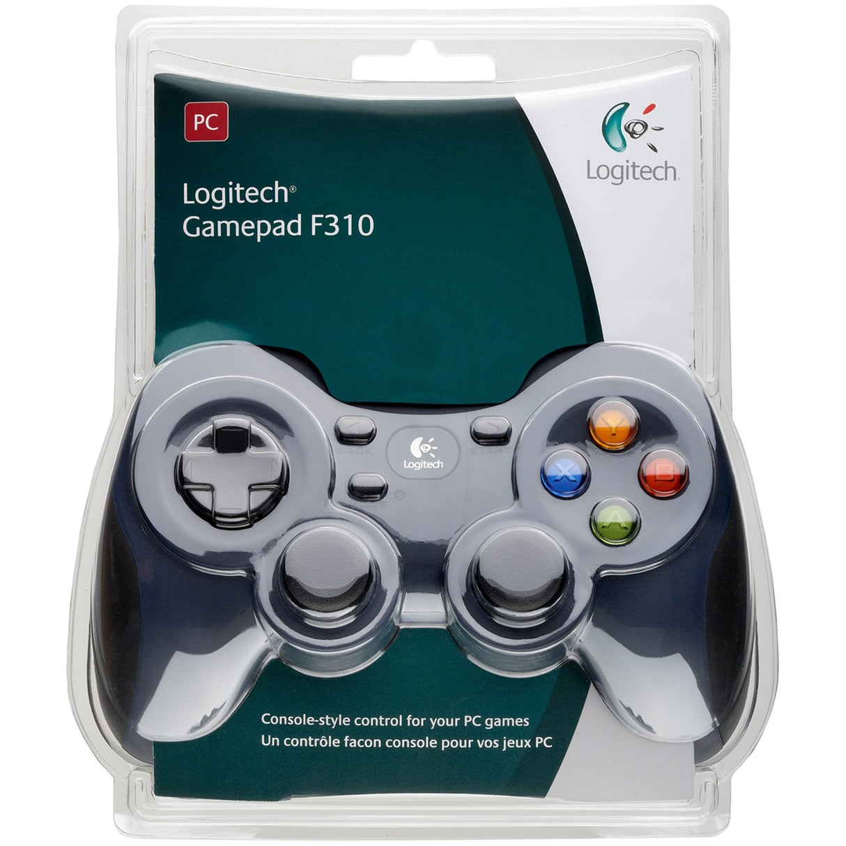 Logitech gamepad f310 (mørkeblå sort)