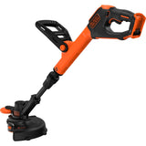 Black+decker 18v afs græstrimmer uden batteri (sort orange, 28 cm, batteri og oplader medfølger ikke)