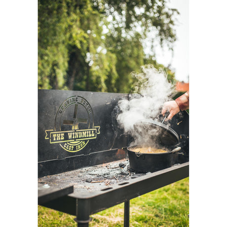 The windmill dutch oven 4,5 qt kookpan (zwart, ø 25.5 cm | 3.8 liter)