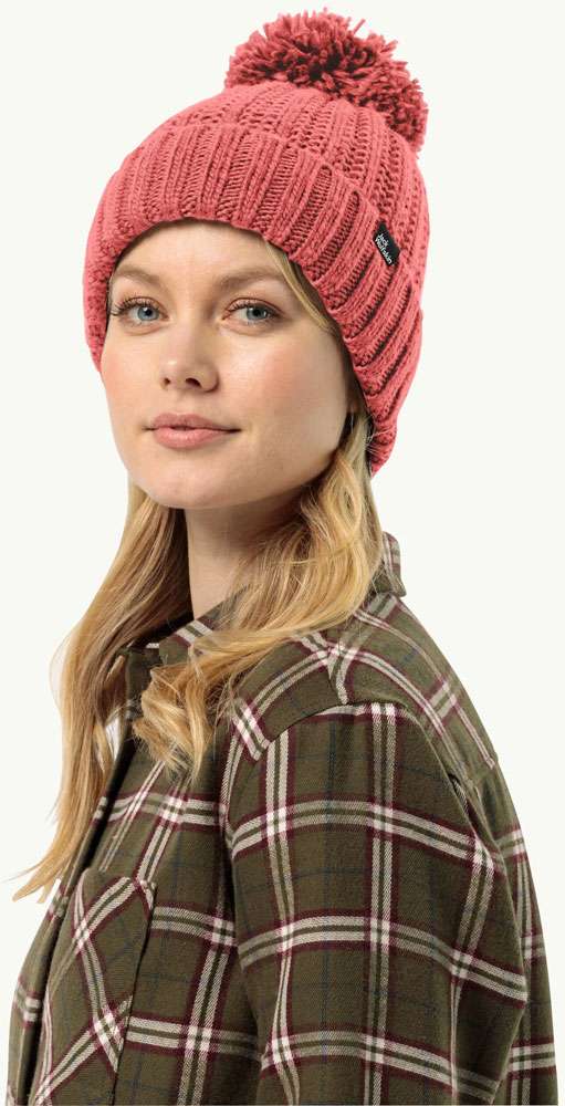 Jack wolfskin highloft strik beanie - dame hue