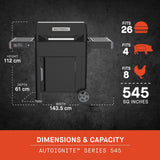 Masterbuilt Autoignite Series 545 Digital kulgrill og ryger (sort, WiFi-kontrol)