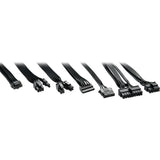 Sharkoon rebel p20 modulær 850 watt strømforsyning (sort, 1x 12v-2x6, 4x pcie)