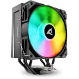 Sharkoon a50 rgb cpu køler (sort, 4-benet pwm blæserstik)