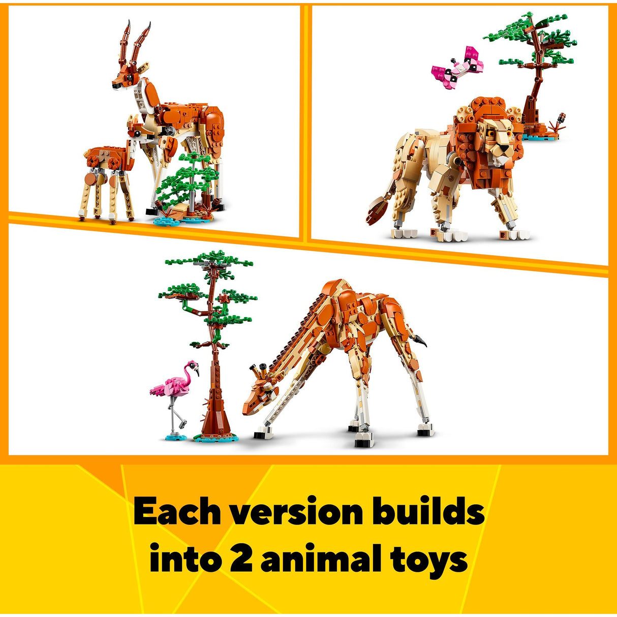 Lego creator 3i1 safaridyr - 31150
