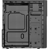 Silverstone sst-ps13b midi tårnhus (sort | 2x USB-A)