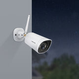 Foscam G4C, 2K Starlight WiFi udendørs sikkerhedskamera (hvid)