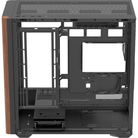 Aerocool b301a mini tårnhus (sort | 1x USB-A | 1x USB-C | RGB)