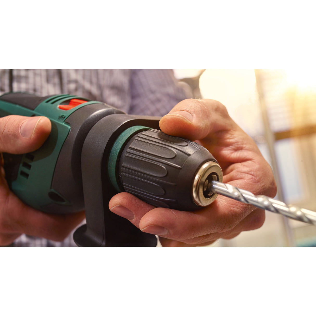 Bosch easyimpact 600 slagboremaskine (grøn sort, kasse medfølger)