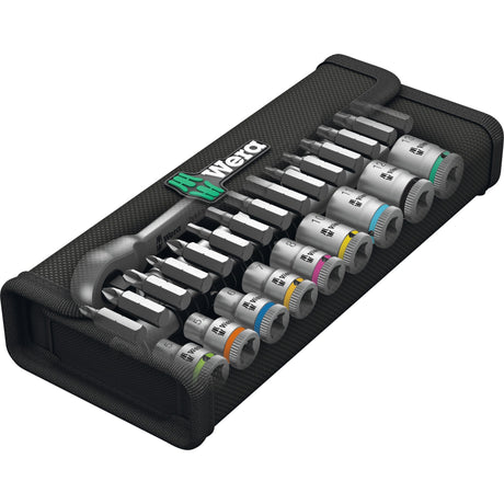Wera 8100 sa 8 zyklop metal skraldesæt, skiftepal 1 4 værktøjssæt (28 stk.)