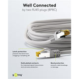 Goobay patch kabel cat 6a s ftp med cat 7 kabel (grå, 20 m)