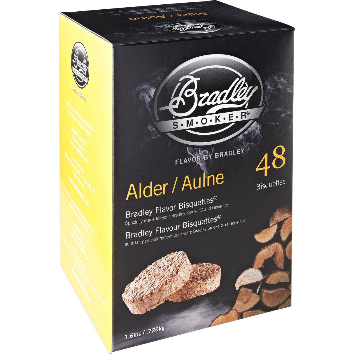 Bradley el træbriketter rygende træ (48 stykker)