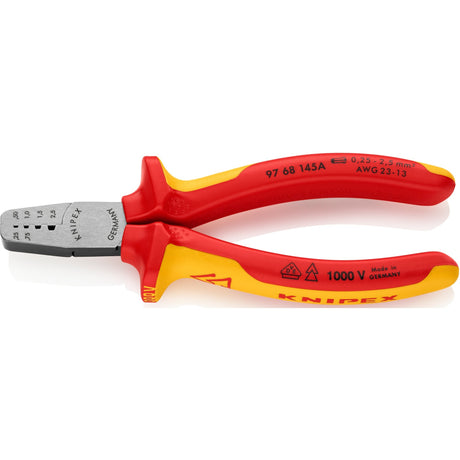 Knipex 9768145a krympetang til hylstre - 145mm