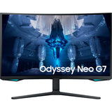 Samsung Odyssey Neo G7 S32BG750NP 32 4K UHD buet spilleskærm (sort, 2x HDMI, skærmport, 2x USB-A, USB-B, 165 Hz)