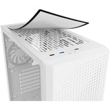 Sharkoon vs9 rgb hvid midi tårnhus (hvid | 2x usb-a | 1x usb-c | rgb | hærdet glas)