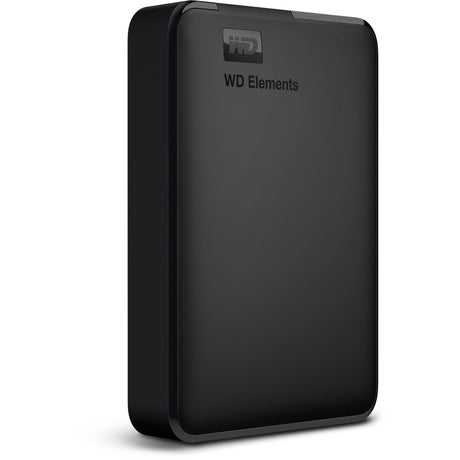 Wd elements bærbar 5 TB ekstern harddisk (sort, bu6y0050bbk-wesn, micro-USB-B 3.2 (5 GBit s))