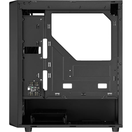 Sharkoon tk4 rgb midi tårnhus (sort | 4x usb-a | rgb | hærdet glas)