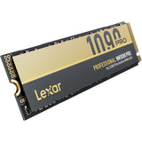 Lexar nm1090 pro 2 TB SSD (sort guld, m.2 2280, pcie gen 5x4)