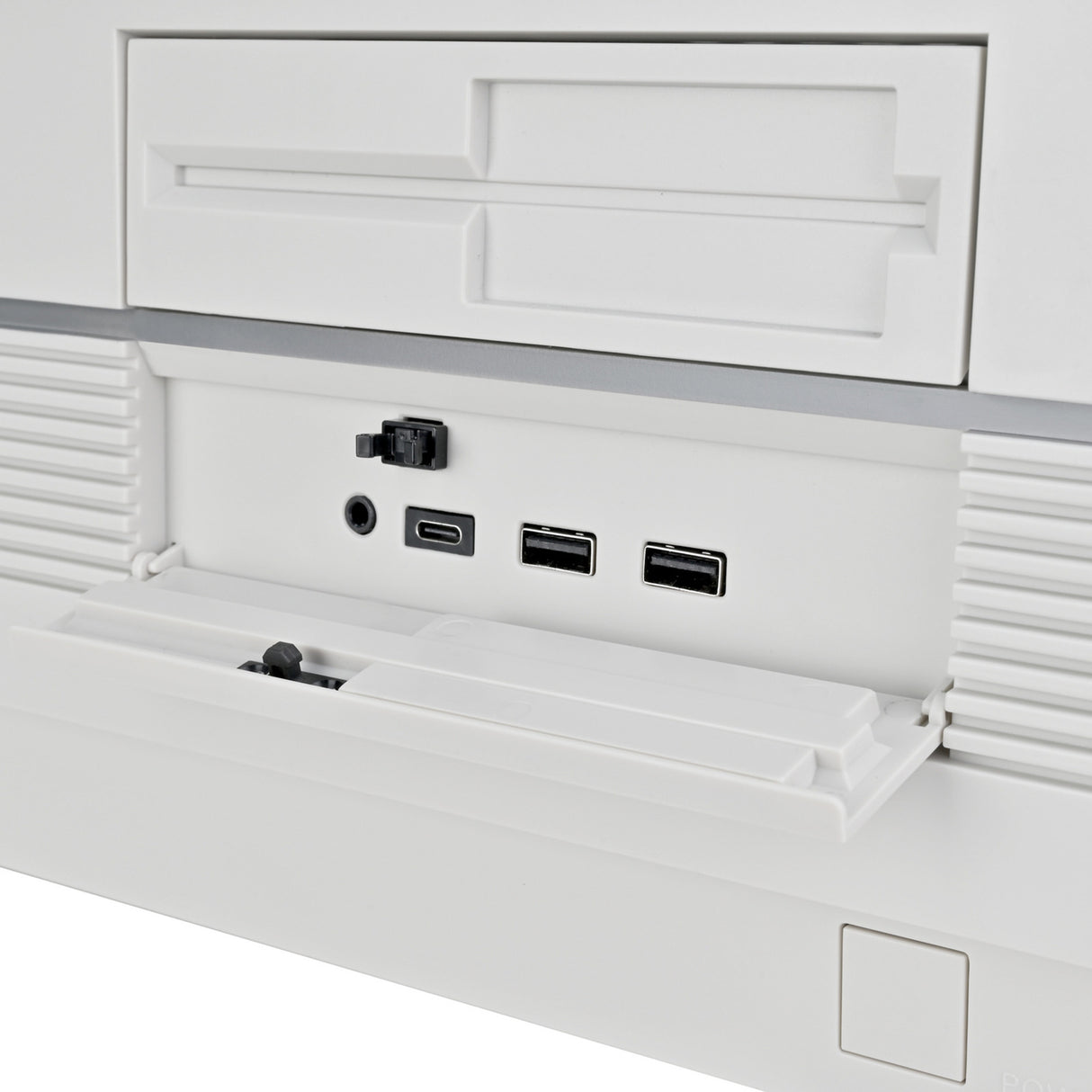 Silverstone FLP01 HTPC-hus (creme | 2x USB-A | 1x USB-C)