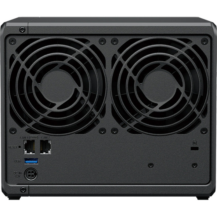 Synology diskstation ds425+ nas (sort, 2x LAN, 2x USB-A 3.2 (5 Gbit s))