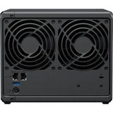 Synology diskstation ds425+ nas (sort, 2x LAN, 2x USB-A 3.2 (5 Gbit s))