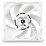 Ekwb ek-vardar evo 140er hvid bb (500-2000) kuffertventilator (140 x 140 x 25 mm, pwm)