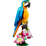 Lego creator 3i1 eksotisk papegøje - frø - fiskedyr legetøjssæt til børn - 31136