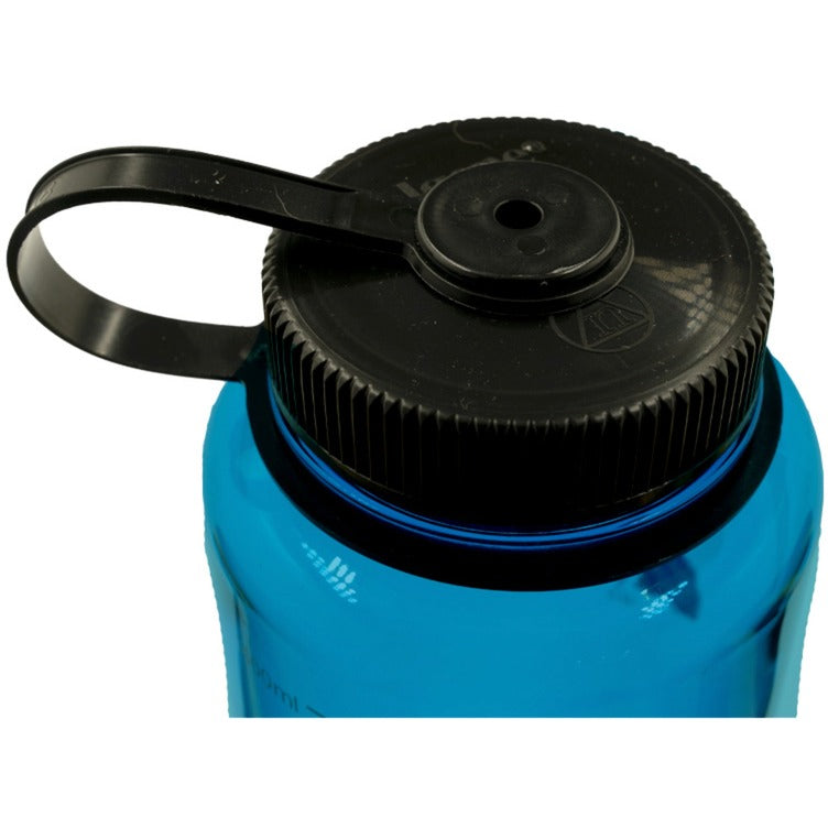 Nalgene drikkedunk med bred mund sustain silo 1,5 liter (gennemsigtig blå)