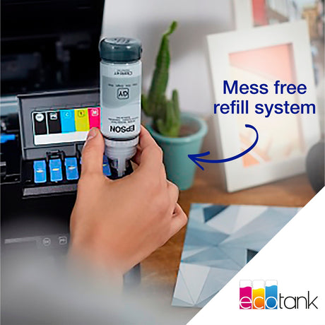 Epson ecotank et-8550 all-in-one inkjetprinter (zwart, usb, wlan, scannen, kopiëren)