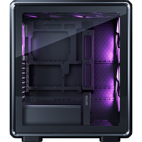 Cooler master masterframe 500 mesh argb midi tower behuizing (zwart | 2x usb-a | 1x usb-c | rgb | tempered glass)