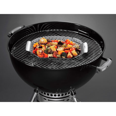 Weber premium grillkurv grøntsagskurv (rustfrit stål)