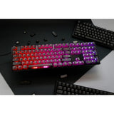 Ducky one 3 aura rgb mekanisk tastatur (sort, us-layout (qwerty), cherry mx brown, 100%, abs double shot, hot swap)
